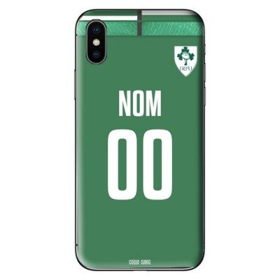 COQUE MAILLOT RUGBY - IRLANDE DOMICILE 2019 - PERSONNALISABLE