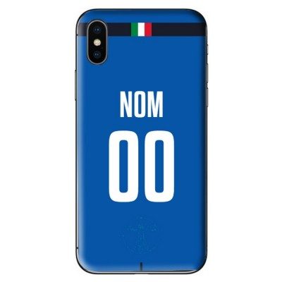 COQUE MAILLOT RUGBY - ITALIE DOMICILE 2019 - PERSONNALISABLE