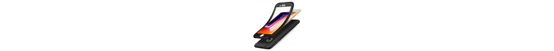 Coque intégrale 360° en silicone gel pour smartphone